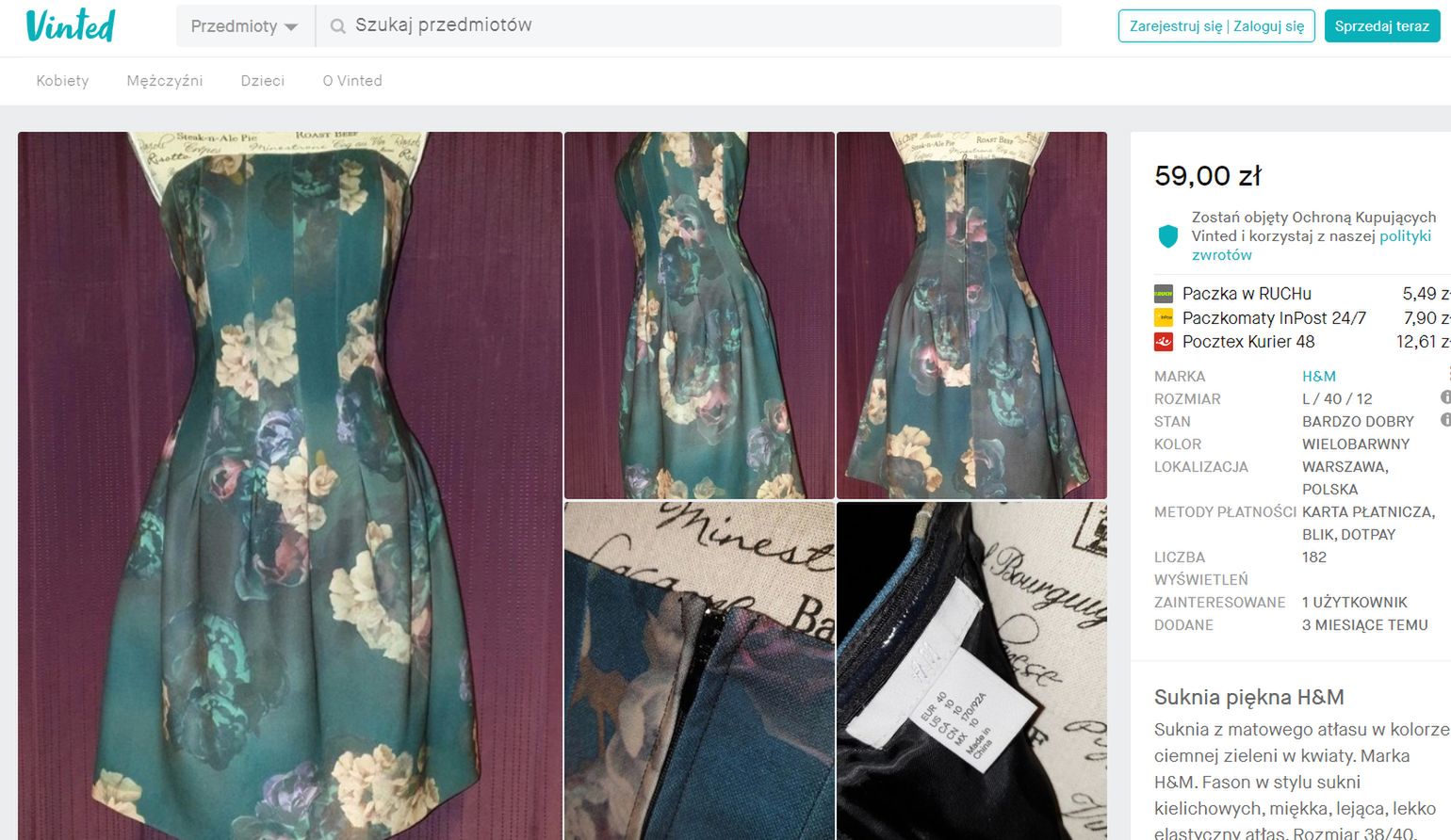 Katarzyna Skrzynecka sprzedaje buty i ubrania