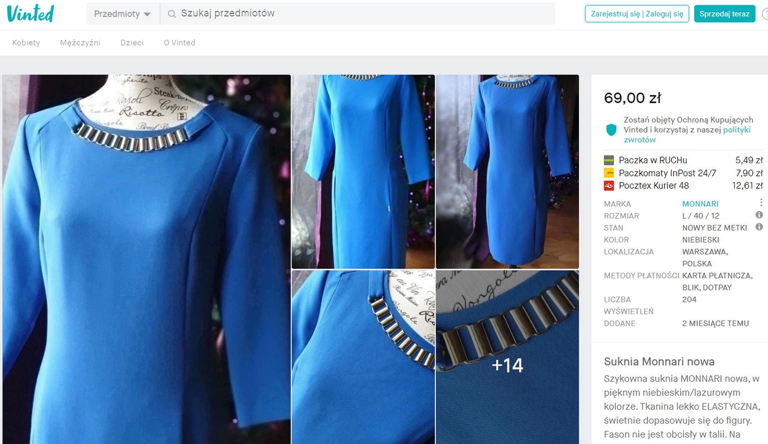 Katarzyna Skrzynecka sprzedaje buty i ubrania