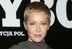 Warnke w szarym worku na imprezie "Playboya". Nie zachwyciła wyglądem