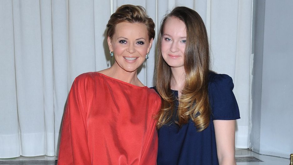 Justyna Pochanke z córką Zuzanną