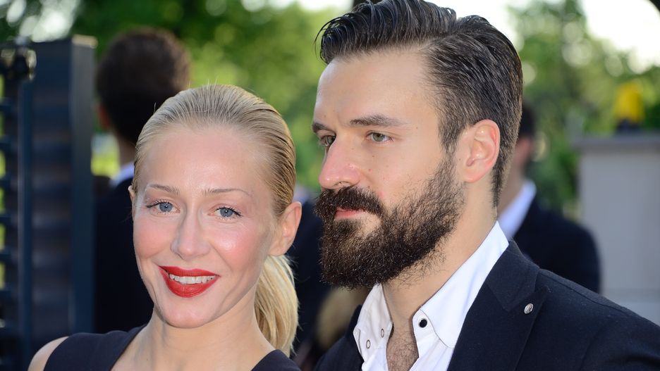 Kasia Warnke pozuje z mężem