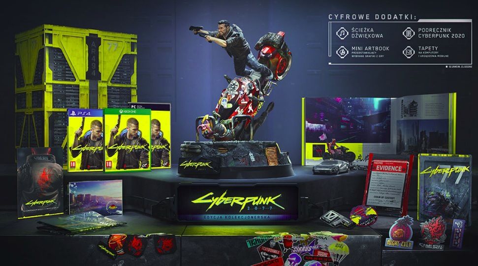 CD Projekt Red prezentuje wypasioną edycję kolekcjonerską Cyberpunk 2077