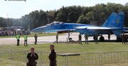 Su-27. Groźny incydent na lotnisku. Ludzie weszli pod silnik [Zobacz WIDEO]
