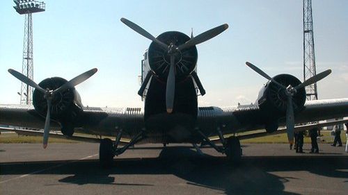 Junkers 500 - jedna z największych atrakcji pikniku