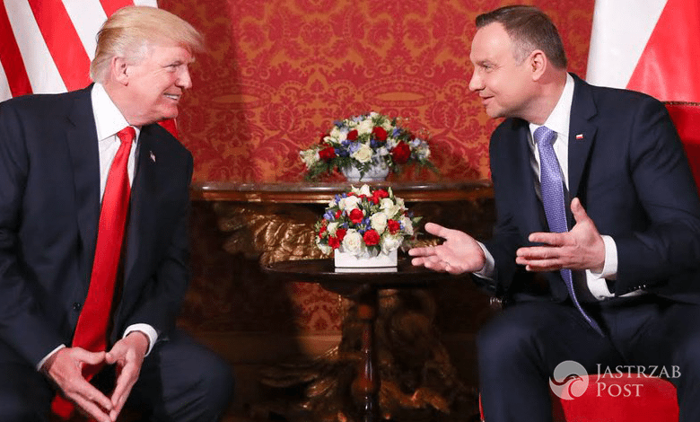 Donald Trump spotkał się z Andrzejem Dudą