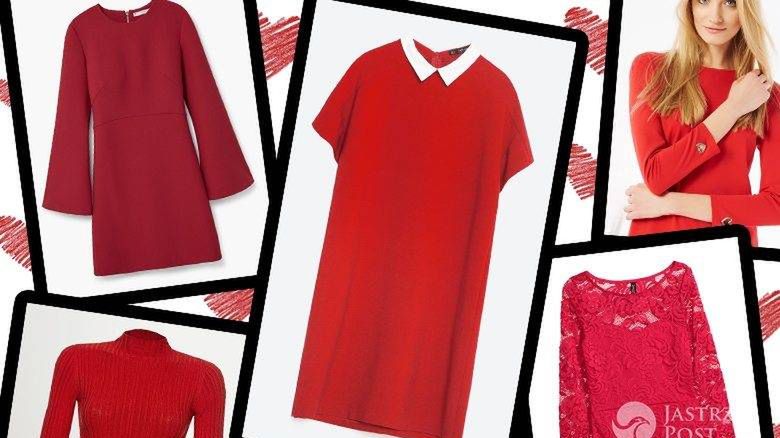Czerwone sukienki na walentynki. Sukienka z sieciówki na walentynki