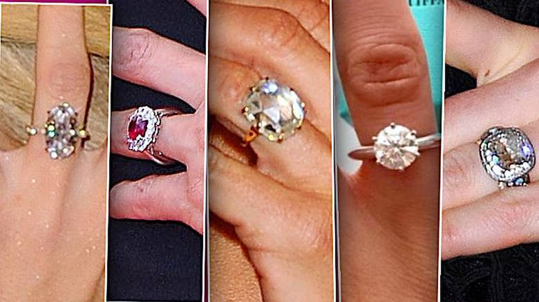 Pierścionki zaręczynowe gwiazd