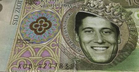 Oszust zapłacił w sklepie setką z Lewandowskim