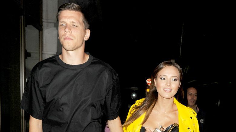 Wojciech Szczęsny i Marina Łuczenko