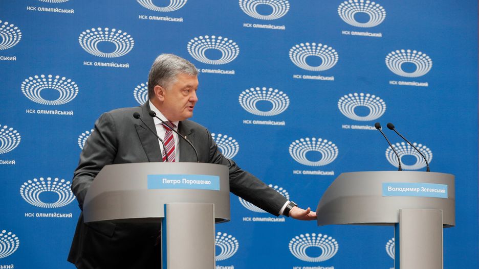 Pierwszą debatę na Stadionie Olimpisjkim Petro Poroszenko odbył już w ostatnią niedzielę. Bez swojego konkurenta.