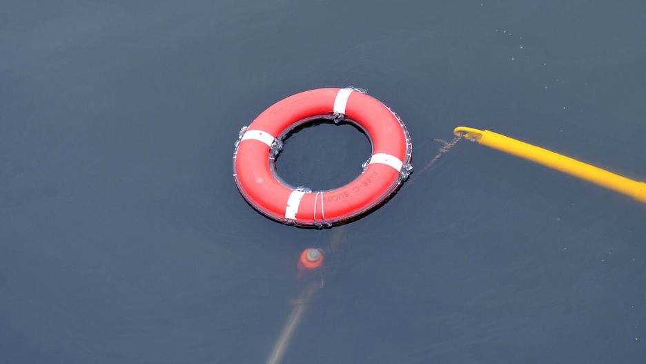 Kobietę udało się wydostać na powierzchnię