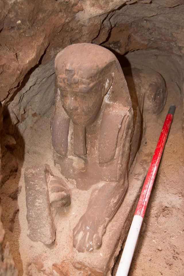 Odkryto posąg sfinksa sprzed 2300 lat. Jest praktycznie nienaruszony