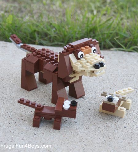 LEGO Dog Building Instructions