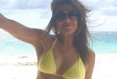 Elizabeth Hurley - seksowna 50-latka w bikini