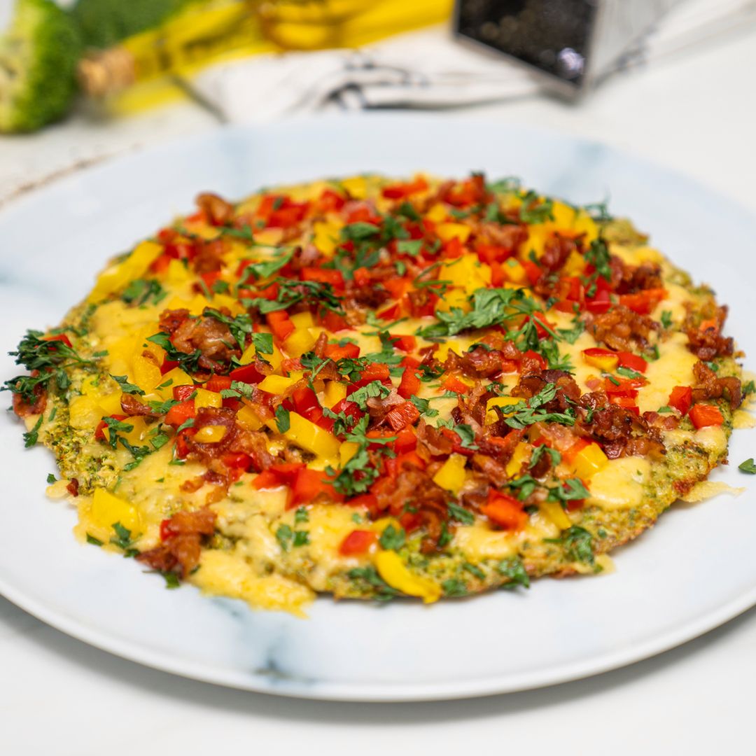 Omlet z brokuła- Pyszności