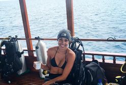 Omena Mensah odpoczywa z córką na egzotycznej wyspie