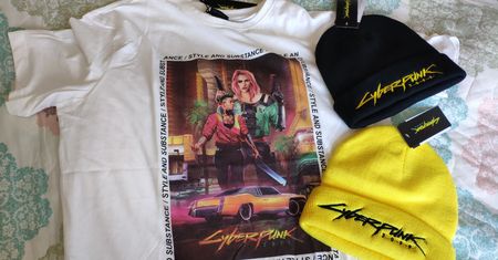 Cyberpunk 2077 - machina ruszyła. Pierwsze ubrania w sieciówce oraz napój energetyczny