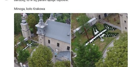 Nowe miejsce na mapie pamiątek smoleńskich. Tym razem to... ogródek w kształcie tupolewa