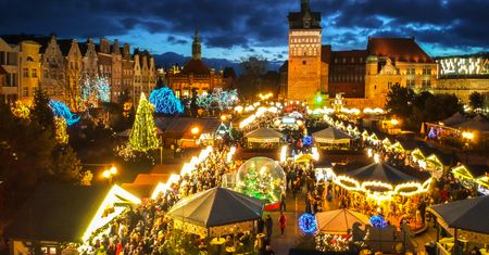 Gdański Jarmark Bożonarodzeniowy. Jest jednym z najpiękniejszych w Europie