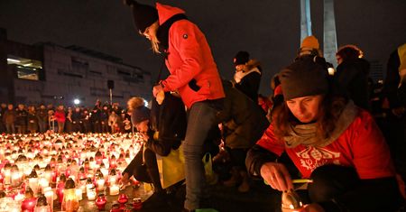 Wystawienie trumny z ciałem prezydenta Gdańska