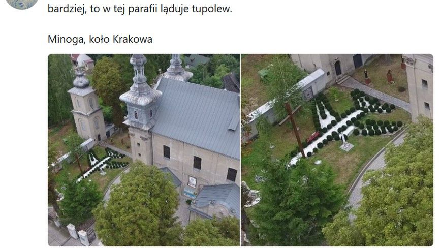 "Ogródek" w kształcie Tupolewa