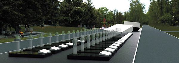 Pomnik ku czci ofiar katastrofy smoleńskiej - 1 listopada
