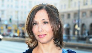 Jolanta Fraszyńska w kusej sukience. Nogi robią wrażenie