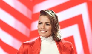 Natasza Urbańska w seksownym wydaniu na planie programu "Jaka to melodia?"