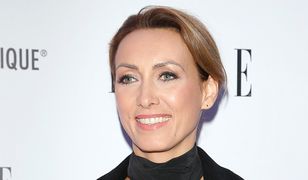 Anna Kalczyńska utonęła w ciemnych kolorach