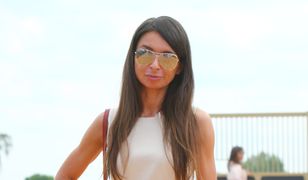 Chuda i opalona Marta Kaczyńska bawi na salonach