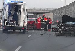 Wypadek na Toruńskiej zablokował pół Warszawy. Zobacz zdjęcia