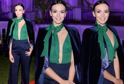 Paulina Krupińska w ryzykownej kreacji z dekoltem do pępka. Seksowna?