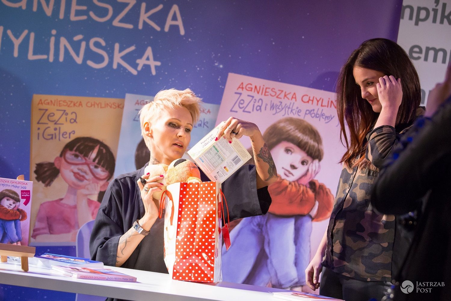 Agnieszka Chylińska promuje swoją nową książkę "Zezia i wszystkie problemy świata"