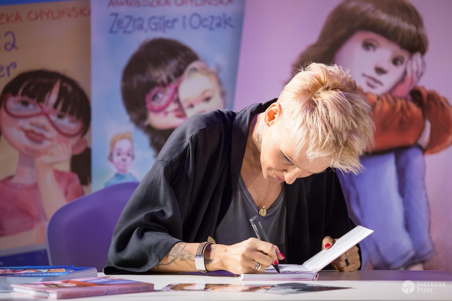 Agnieszka Chylińska promuje swoją nową książkę "Zezia i wszystkie problemy świata"