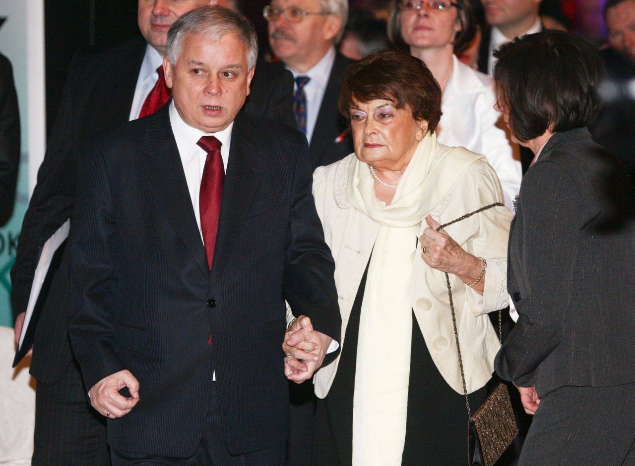 Jadwiga Kaczyńska i Lech Kaczyński