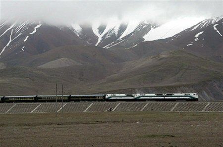 Awaria na Kolei Tybetańskiej - wykoleił się wagon