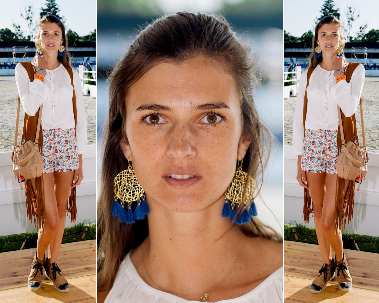 LOOK OF THE DAY: Kamila Szczawińska w stylu boho