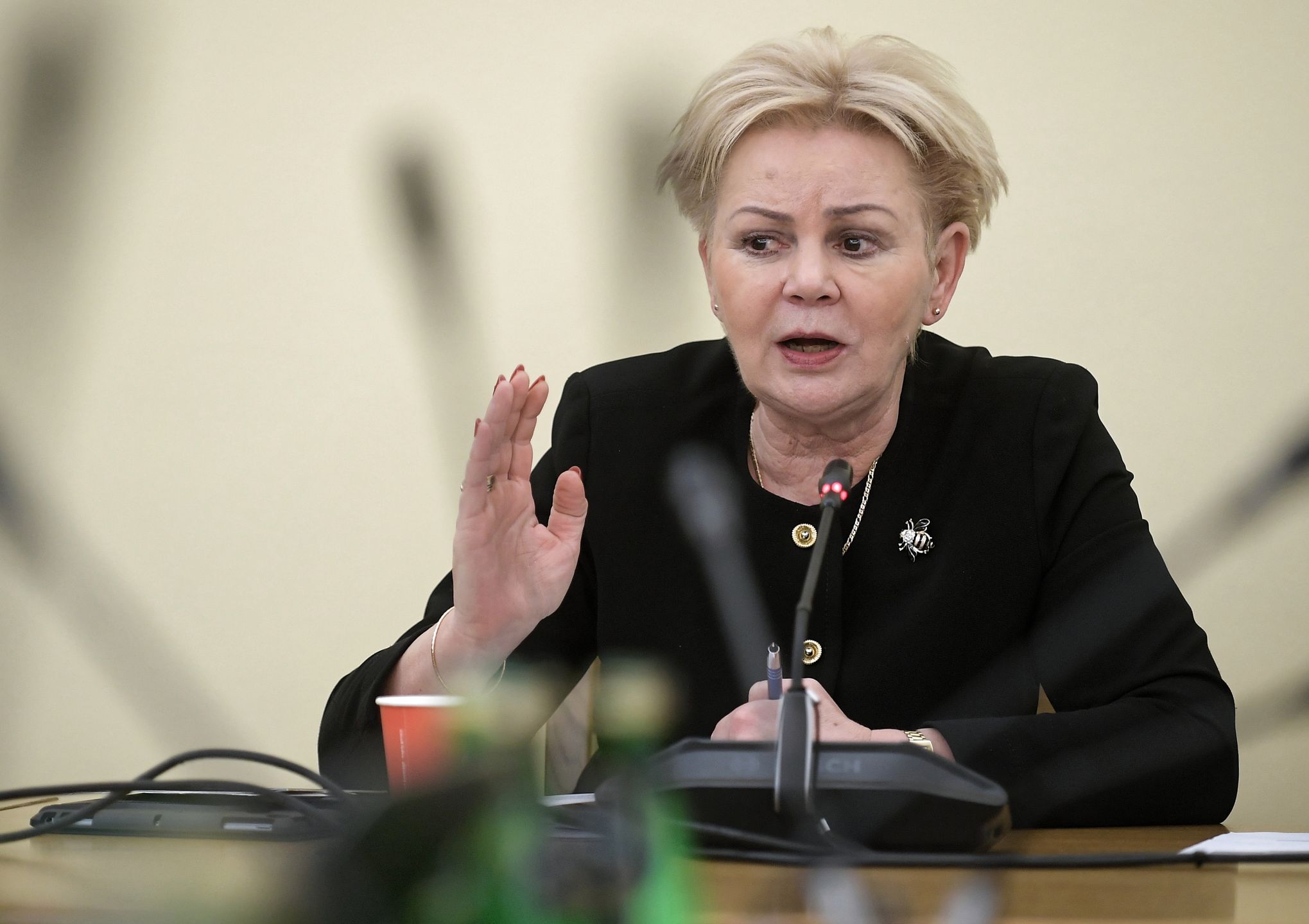 Posłanka PO Krystyna Skowrońska została przewieziona do szpitala karetką