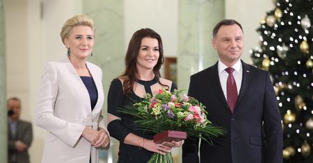 Andrzej Duda wręczył Agnieszce Radwańskiej Order Odrodzenia Polski