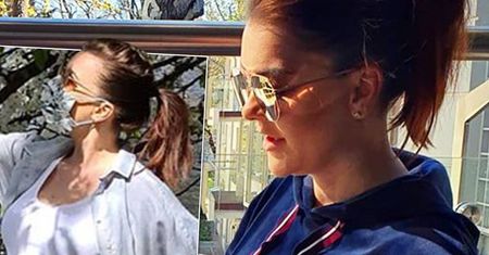 Agnieszka Radwańska śmiało eksponuje swoje ciążowe krągłości na spacerze. Pierwsze takie zdjęcie gwiazdy