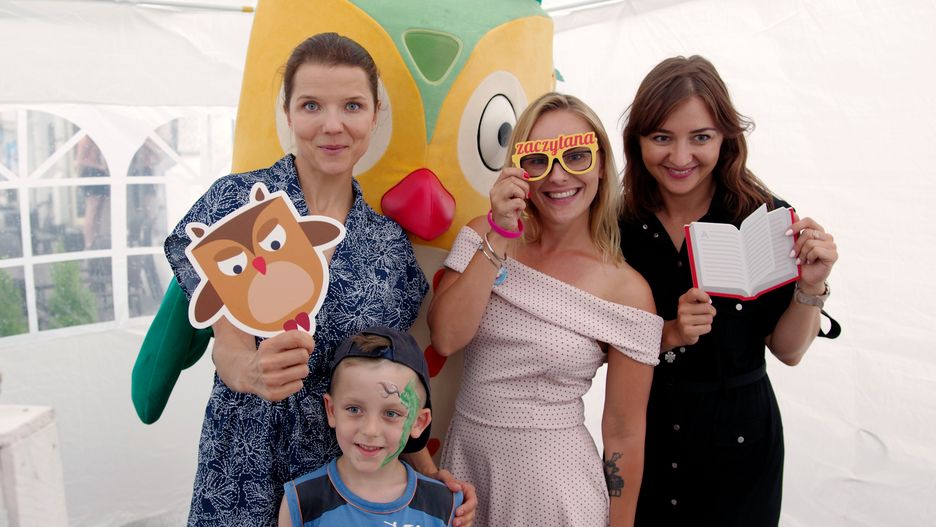 Joanna Jabłczyńska pojawiła się  w Łodzi, by promować czytelnictwo wśród najmłodszych