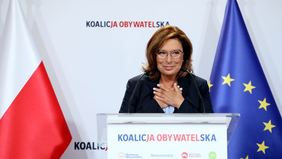 Warszawa. Małgorzata Kidawa-Błońska jest kandydatką na premiera Koalicji Obywatelskiej