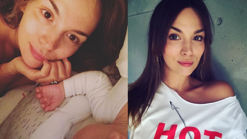Paulina Krupińska z synkiem.