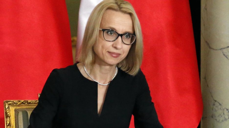 Nowa minister finansów Teresa Czerwińska - zdjęcie z zaprzysiężenia przez prezydenta Andrzeja Dudę