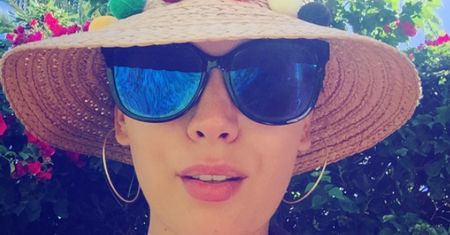 Paulina Krupińska na rodzinnych wakacjach