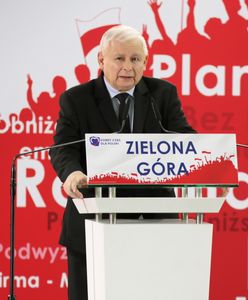 Jarosław Kaczyński w Zielonej Górze. "Rozdawnictwo uprawiali ci, którzy pozwalali okradać Polskę"