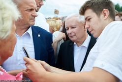 Stalowa Wola. PiS na pikniku z mieszkańcami. Kaczyński i Morawiecki przemawiają