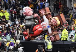 Karykatura Kaczyńskiego na paradzie. Karnawał w Duesseldorfie