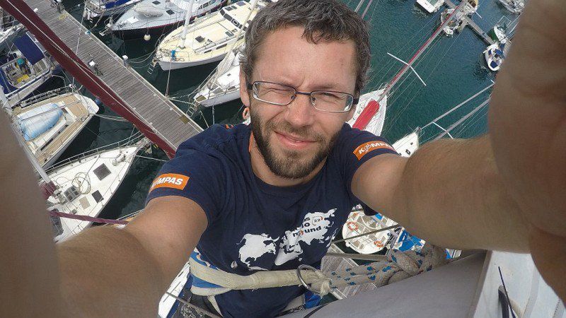 Szymon Kuczyński opłynął świat na łódce bez silnika. Na morzu spędził dziewięć miesięcy