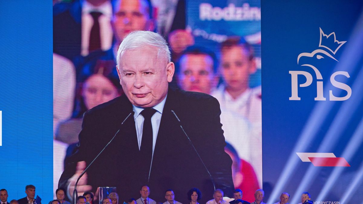Prezes PiS Jarosław Kaczyński 